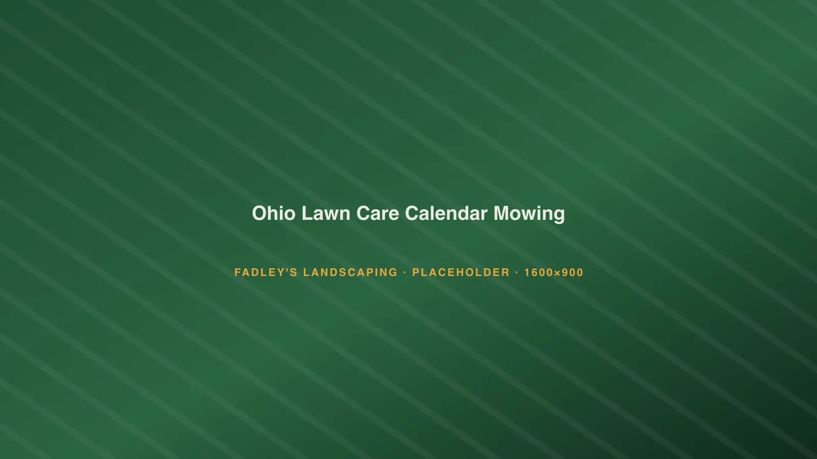 Healthy thick cool-season lawn being mowed at proper height in Northwest Ohio